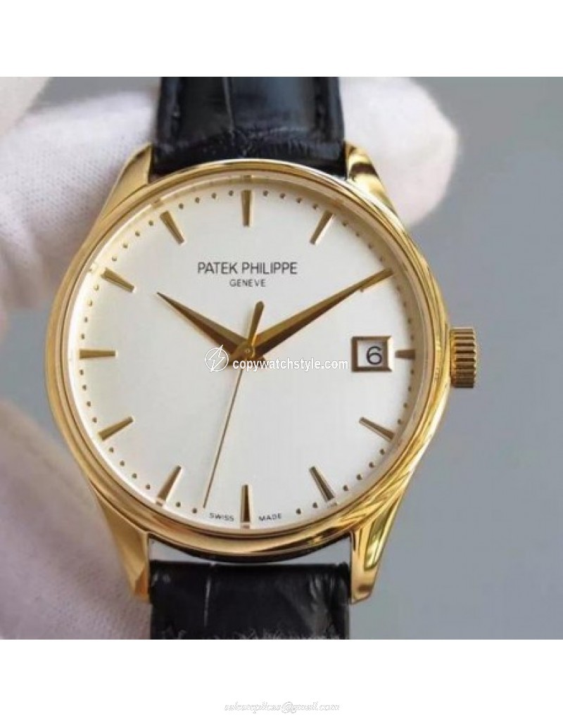 Patek Philippe Calatrava 5227 Yellow Gold White Patek Philippe Calatrava 5227 Yellow Gold White