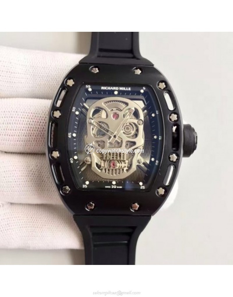 Richard Mille RM052 SF PVD Skull & Black Richard Mille RM052 SF PVD Skull & Black