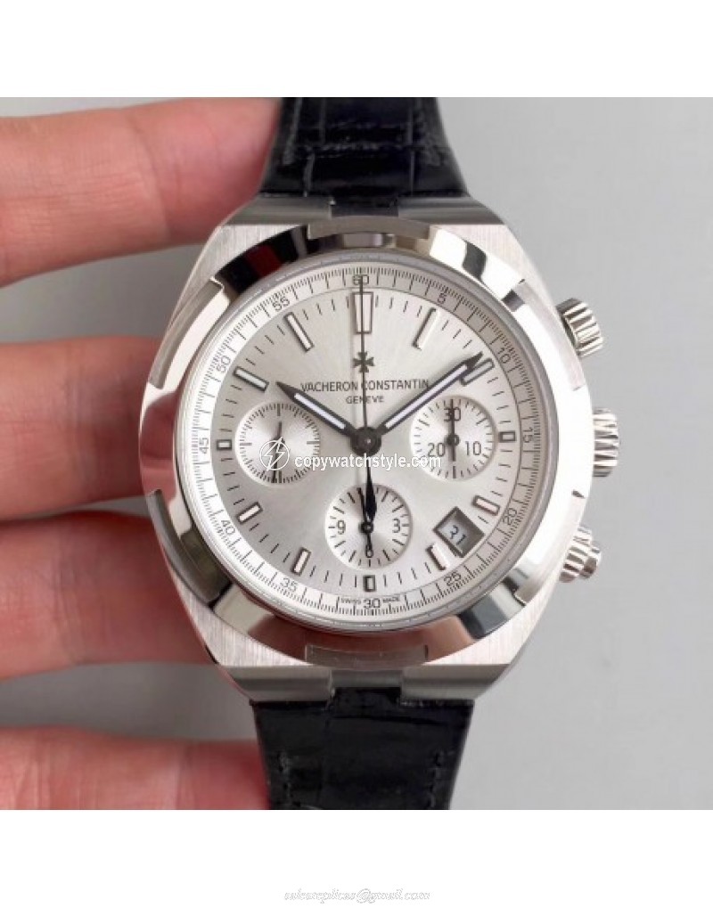 Vacheron Constantin Overseas Chronograph 5500V/110A-B075 JF Stainless Steel Silver Vacheron Constantin Overseas Chronograph 5500V/110A-B075 JF Stainless Steel Silver