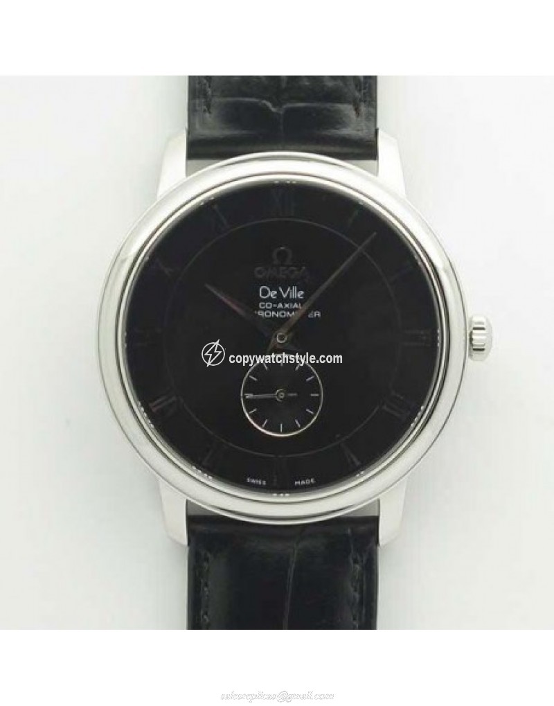 Omega De Ville Prestige Co-Axial Small Seconds 39MM 4813.50.01 TWF Stainless Steel Black Omega De Ville Prestige Co-Axial Small Seconds 39MM 4813.50.01 TWF Stainless Steel Black