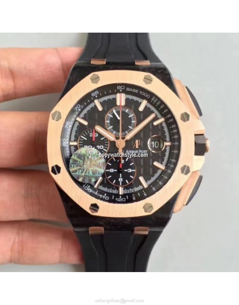 Audemars Piguet Royal Oak Offshore QE2 Cup 2016 26406FR.OO.A002CA.01 JF V5 Forged Carbon Black 