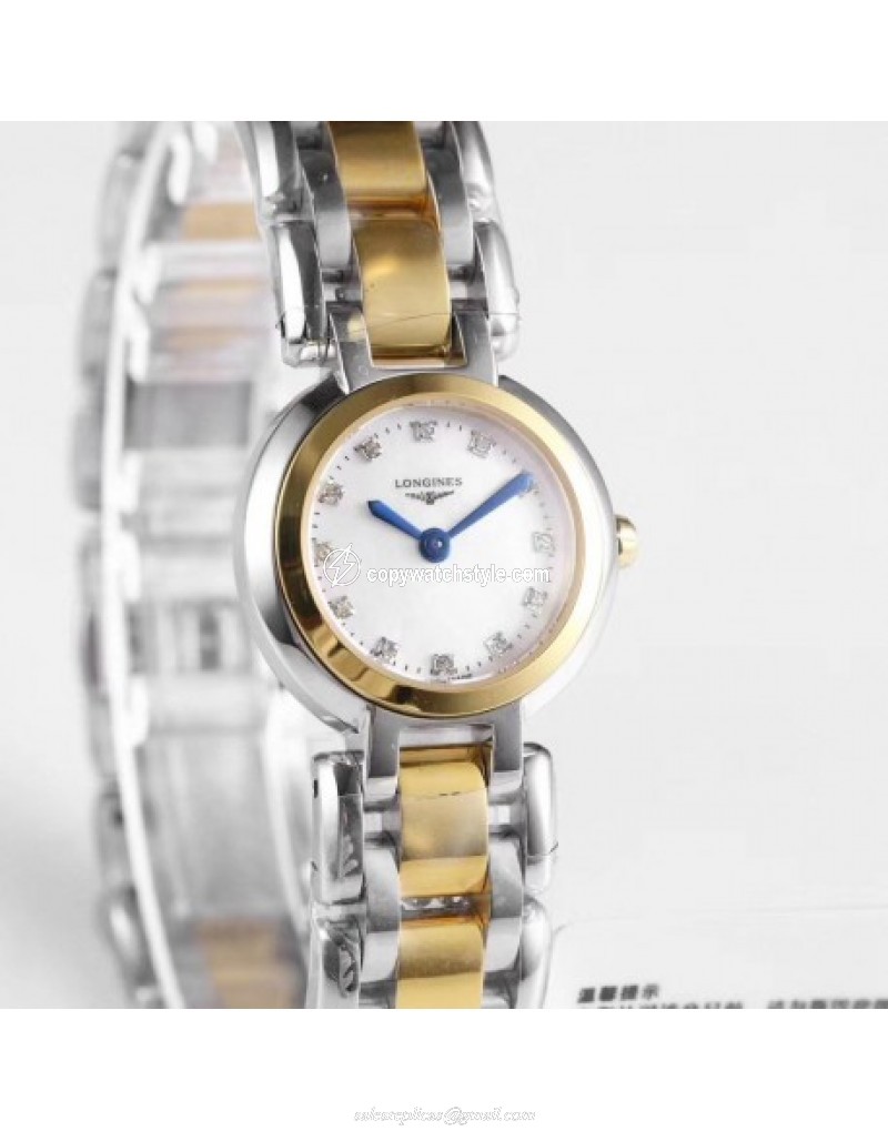Longines Primaluna Ladies KZ Stainless Steel & Yellow Gold Mother Of Pearl Longines Primaluna Ladies KZ Stainless Steel & Yellow Gold Mother Of Pearl