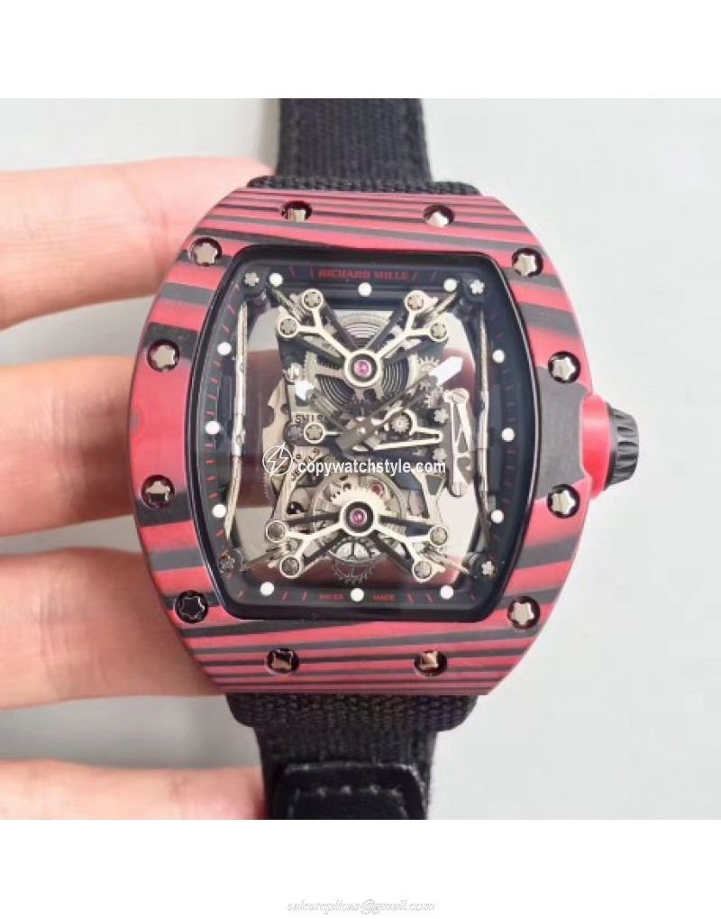 Richard Mille RM50-27-01 NTPT KV Red Forged Carbon Black & Skeleton 