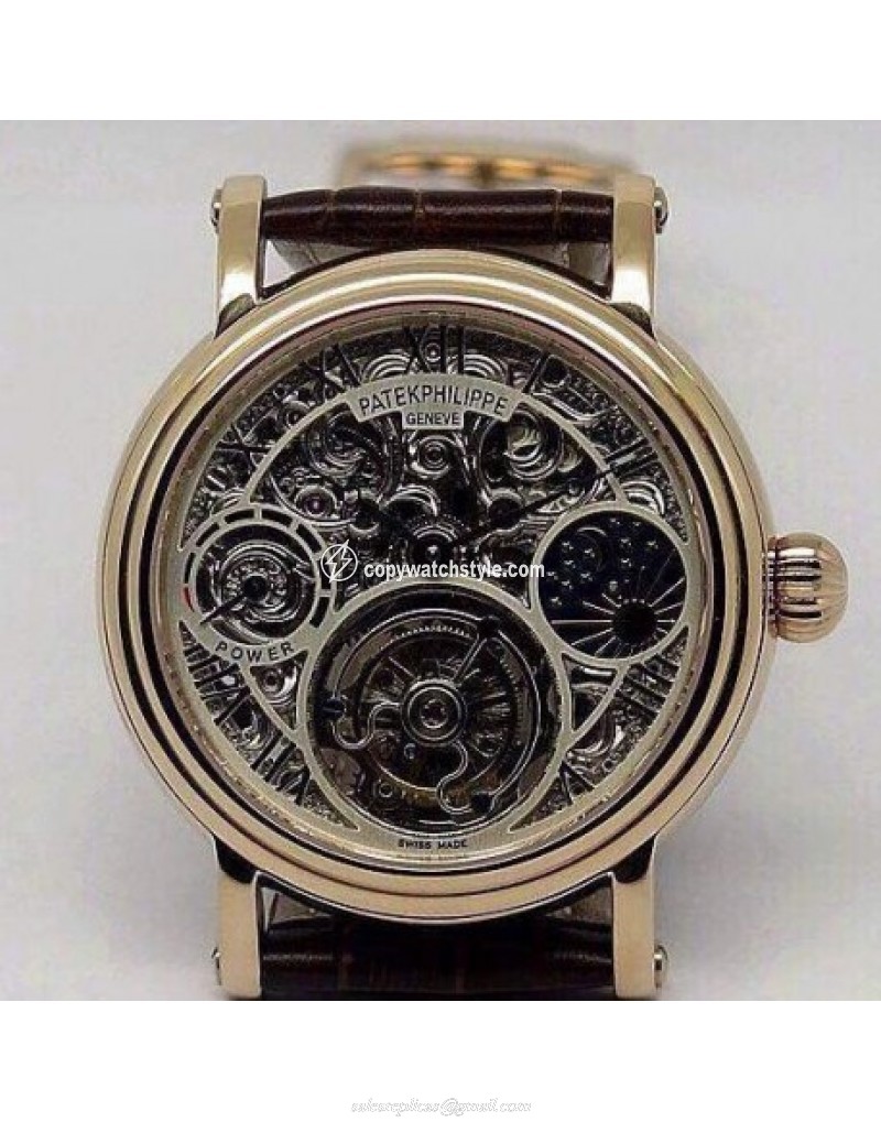 Patek Philippe Tourbillon Moonphase Power Reserve Rose Gold Skeleton Patek Philippe Tourbillon Moonphase Power Reserve Rose Gold Skeleton