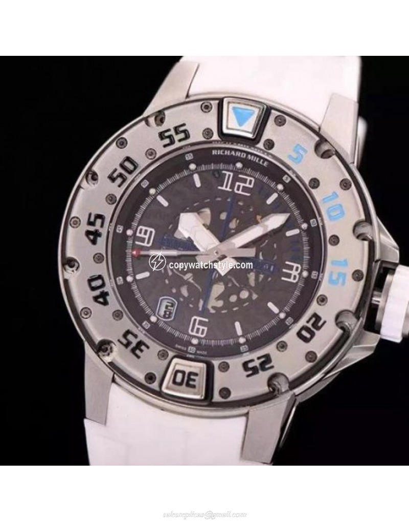 Richard Mille RM028 White PVD Black Richard Mille RM028 White PVD Black
