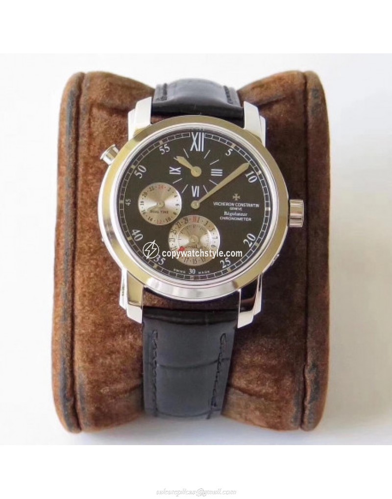 Vacheron Constantin Malte Regulateur Dual Time 42005/000G K11 Stainless Steel Black Vacheron Constantin Malte Regulateur Dual Time 42005/000G K11 Stainless Steel Black