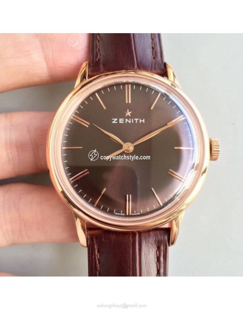 Zenith Elite 6150 150TH Anniversary 18.2270.6150/01.C498 ND Rose Gold Chocolate Zenith Elite 6150 150TH Anniversary 18.2270.6150/01.C498 ND Rose Gold Chocolate