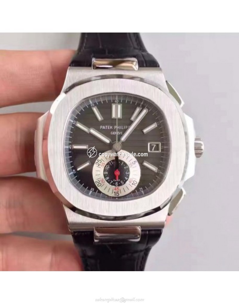 Patek Philippe Nautilus Chronograph 5980 JF Stainless Steel Black 