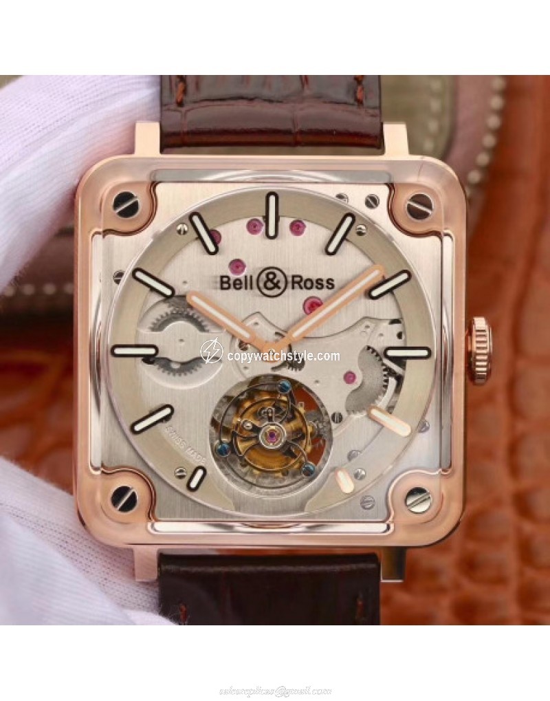Bell & Ross BR-X2 Tourbillon Micro-Rotor BBR V2 Rose Gold & Sapphire Stainless Steel Bell & Ross BR-X2 Tourbillon Micro-Rotor BBR V2 Rose Gold & Sapphire Stainless Steel