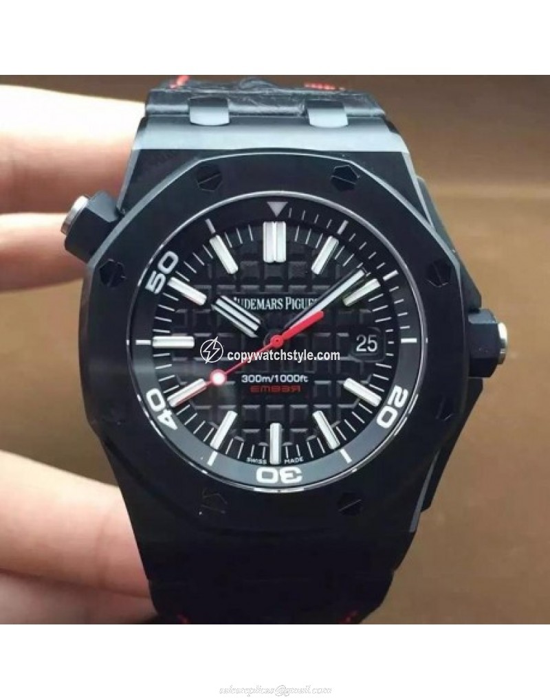 Audemars Piguet Royal Oak Offshore Diver Ember Limited Edition Black Ceramic Black Audemars Piguet Royal Oak Offshore Diver Ember Limited Edition Black Ceramic Black