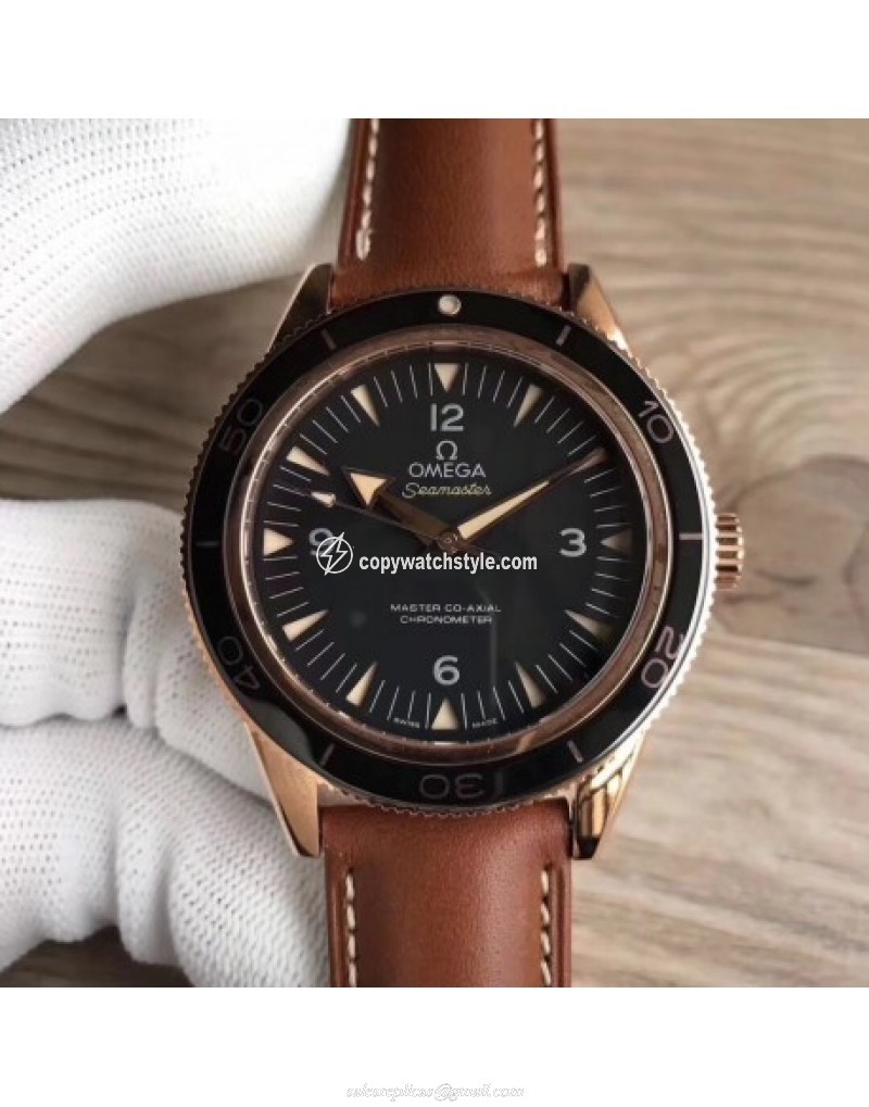 Omega Seamaster 300M Co-Axial 41MM 233.62.41.21.01.002 XF Rose Gold Black Omega Seamaster 300M Co-Axial 41MM 233.62.41.21.01.002 XF Rose Gold Black