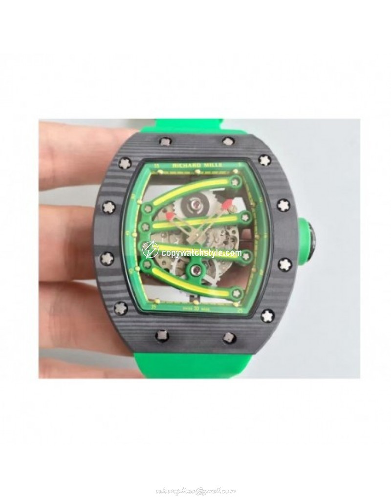Richard Mille RM59-01A Forged Carbon Green Skeleton Richard Mille RM59-01A Forged Carbon Green Skeleton
