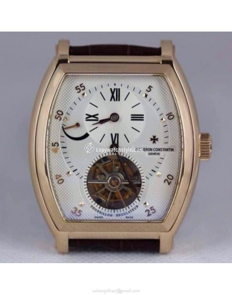 Vacheron Constantin Malte Tourbillon Regulator 24K Gold Plated White Vacheron Constantin Malte Tourbillon Regulator 24K Gold Plated White