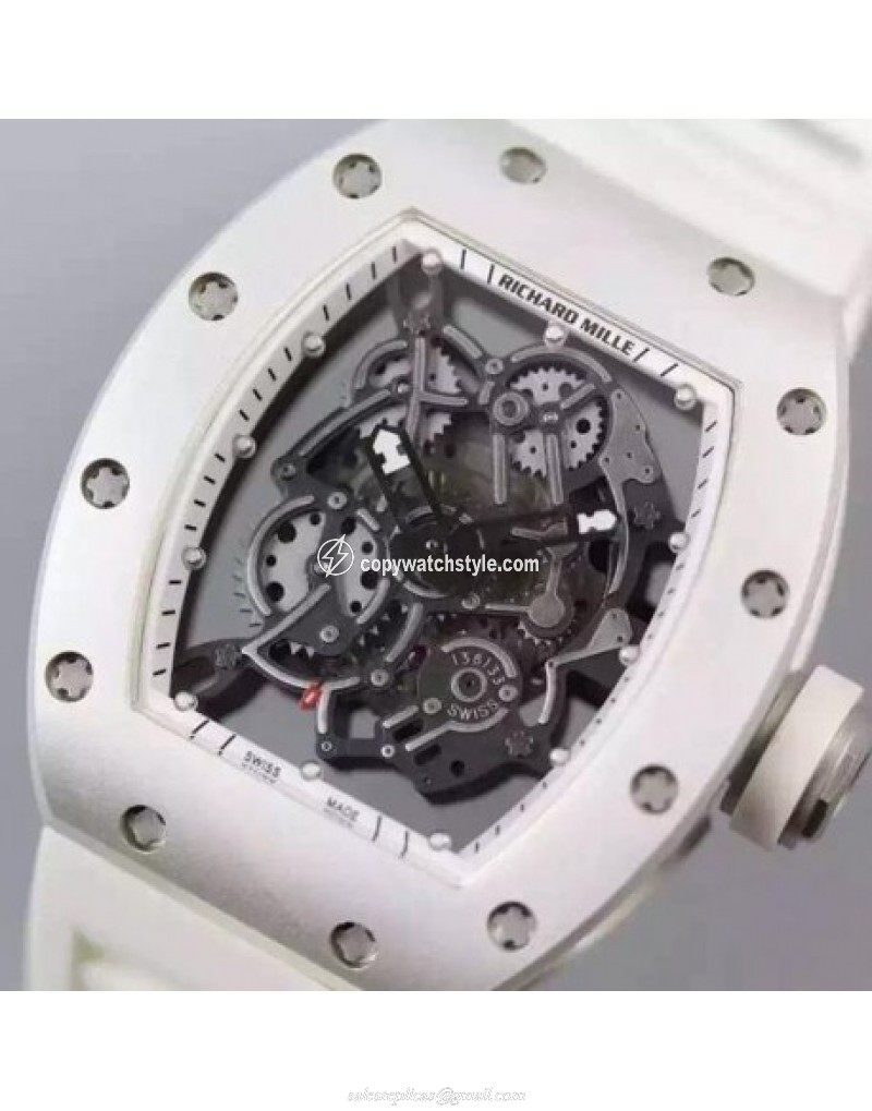 Richard Mille RM035 White PVD White Richard Mille RM035 White PVD White