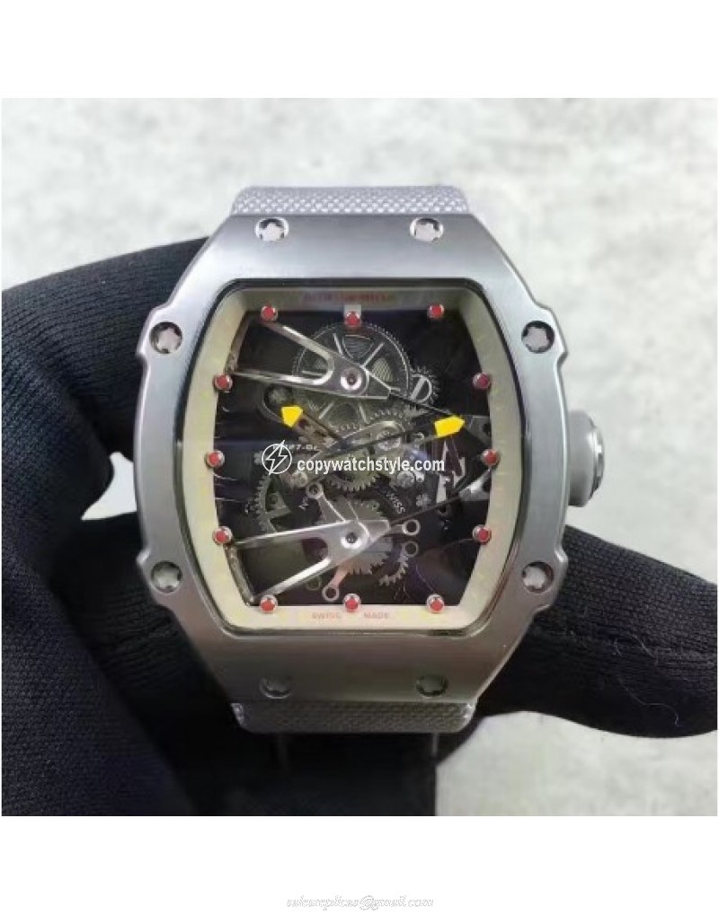 Richard Mille RM27-02 Stainless Steel Grey & Skeleton Richard Mille RM27-02 Stainless Steel Grey & Skeleton