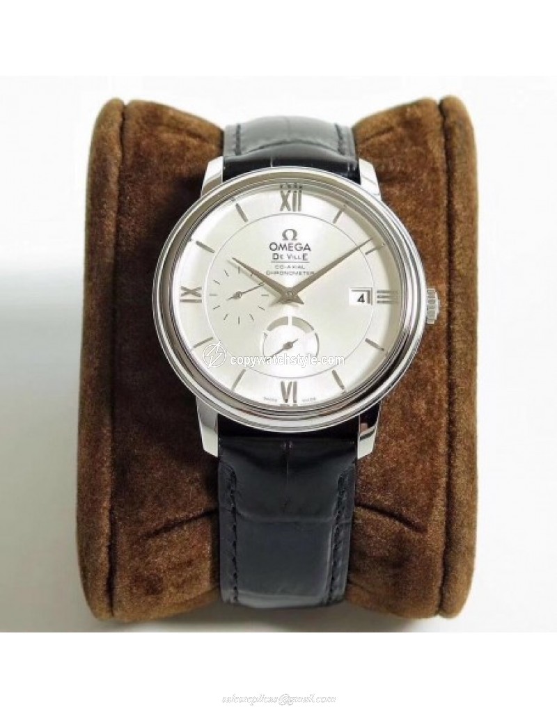 Omega De Ville Prestige Co-Axial Power Reserve 424.13.40.21.02.001 TW Stainless Steel Rhodium Omega De Ville Prestige Co-Axial Power Reserve 424.13.40.21.02.001 TW Stainless Steel Rhodium
