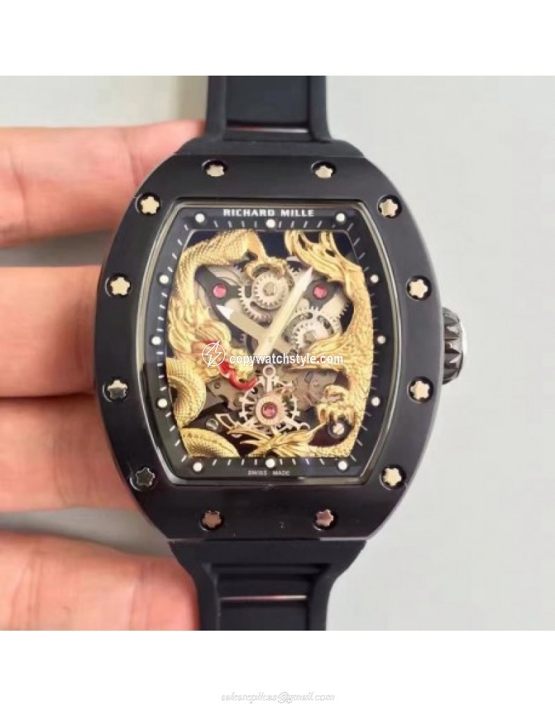 Richard Mille RM57-01 Jackie Chan PVD Yellow Gold Richard Mille RM57-01 Jackie Chan PVD Yellow Gold