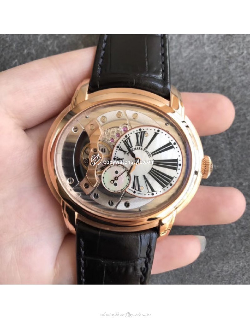 Audemars Piguet Royal Millenary 4101 15350OR.OO.D093CR.01 V9 Rose Gold Rose Gold Skeleton Audemars Piguet Royal Millenary 4101 15350OR.OO.D093CR.01 V9 Rose Gold Rose Gold Skeleton