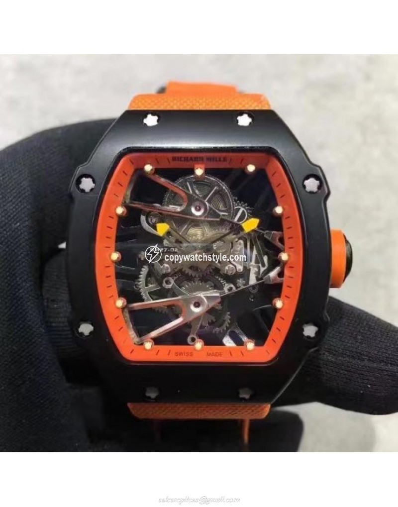 Richard Mille RM27-02 PVD Orange & Skeleton Richard Mille RM27-02 PVD Orange & Skeleton