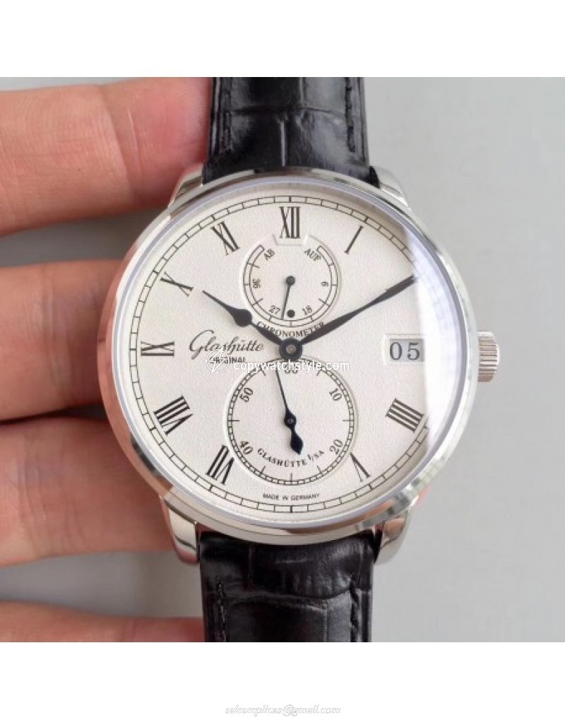 Glashutte Original Senator Chronometer 1-58-01-01-04-04 Noob Stainless Steel Silver Glashutte Original Senator Chronometer 1-58-01-01-04-04 Noob Stainless Steel Silver