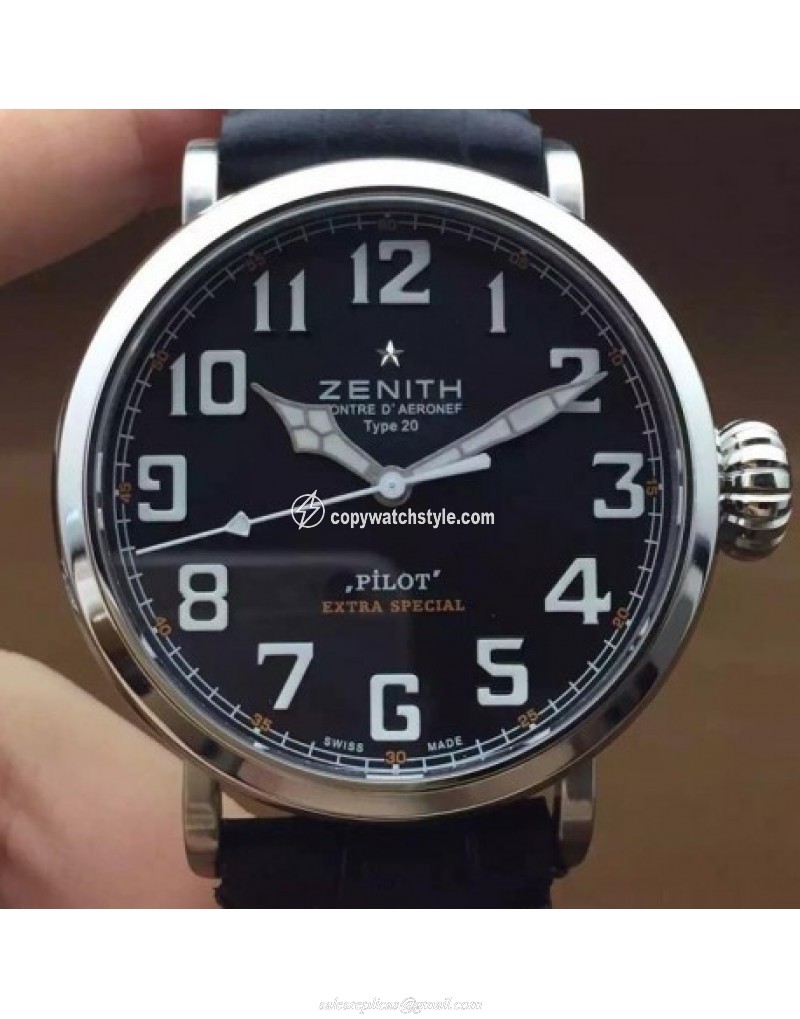 Zenith Pilot Extra Special SS/LE Black Zenith Pilot Extra Special SS/LE Black