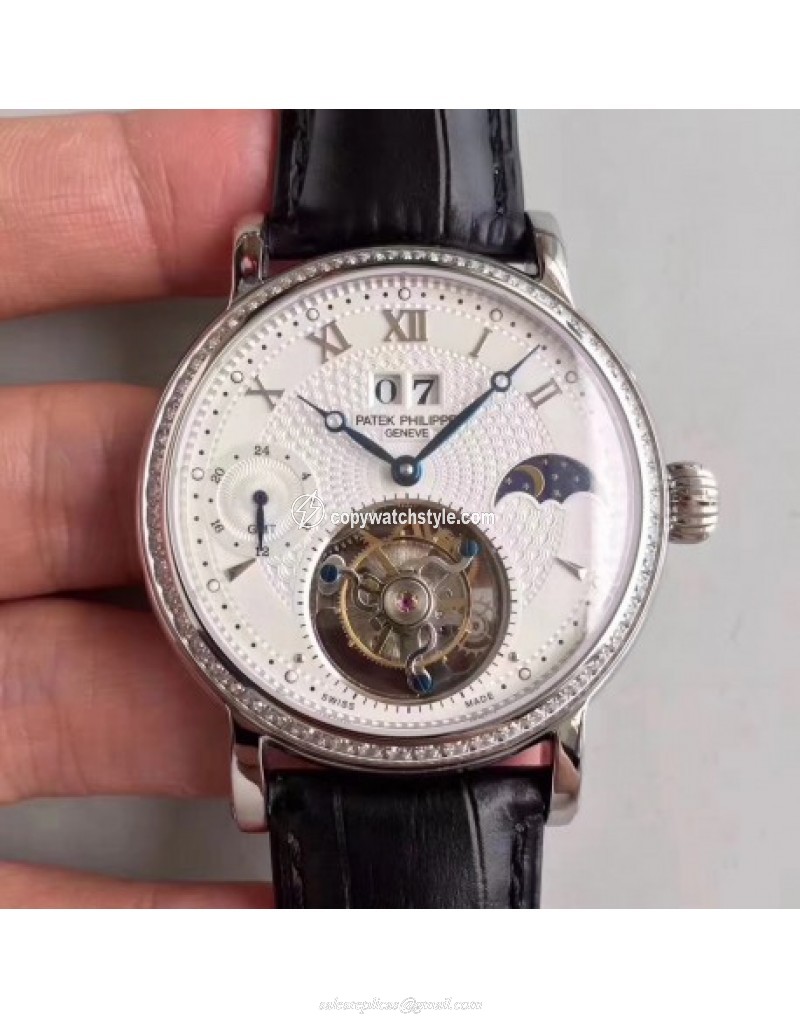 Patek Philippe Grand Complication Tourbillon Noob Stainless Steel & Diamonds White Patek Philippe Grand Complication Tourbillon Noob Stainless Steel & Diamonds White