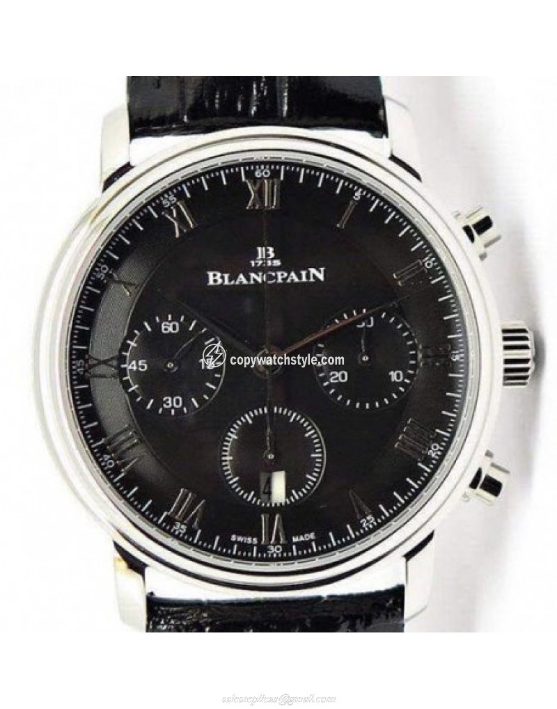 Blancpain Villeret Stainless Steel Black 