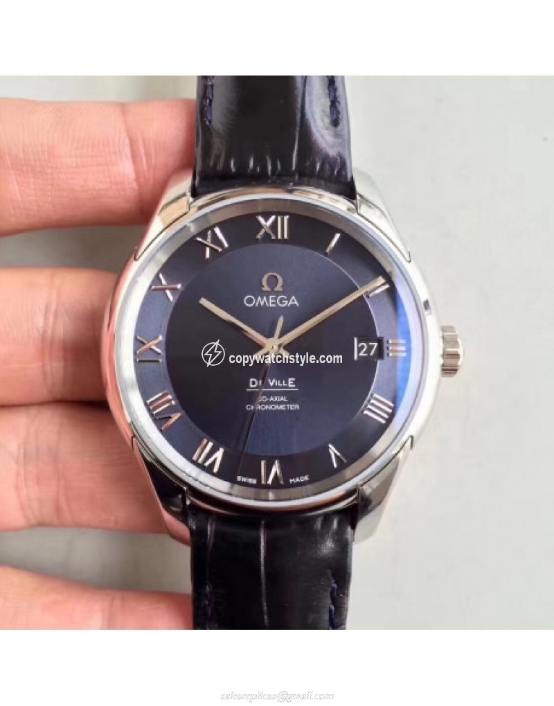 Omega De Ville Co-Axial 41MM 431.13.41.21.03.001 3S Stainless Steel Blue Omega De Ville Co-Axial 41MM 431.13.41.21.03.001 3S Stainless Steel Blue