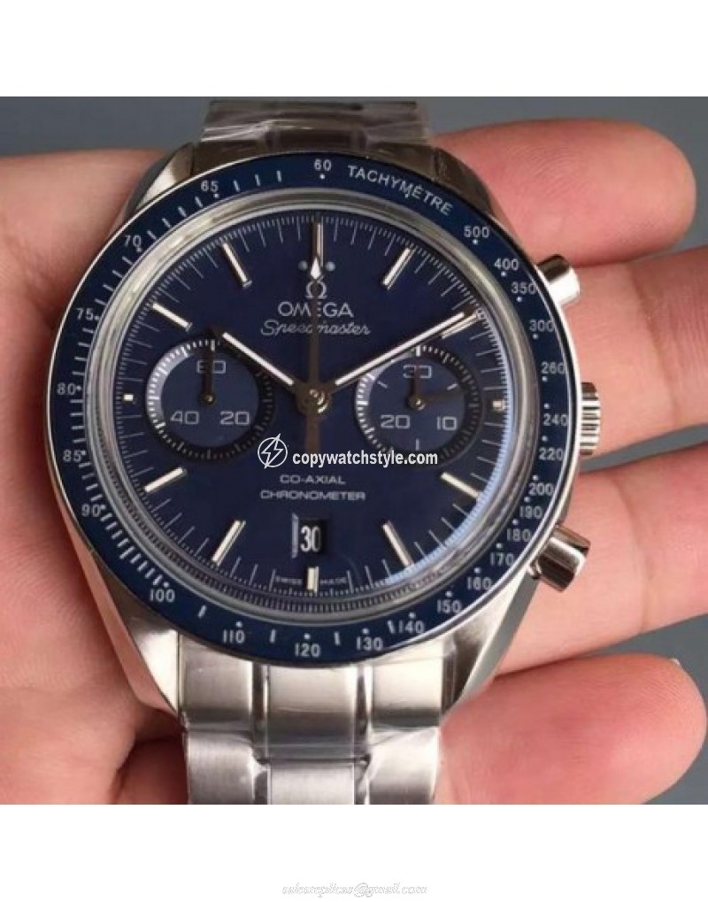 Omega Speedmaster Professional Chronograph Stainless Steel Blue 