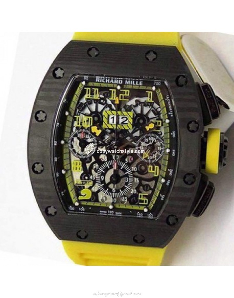 Richard Mille RM011-FM Felipe Massa Chronograph Forged Carbon Yellow Richard Mille RM011-FM Felipe Massa Chronograph Forged Carbon Yellow