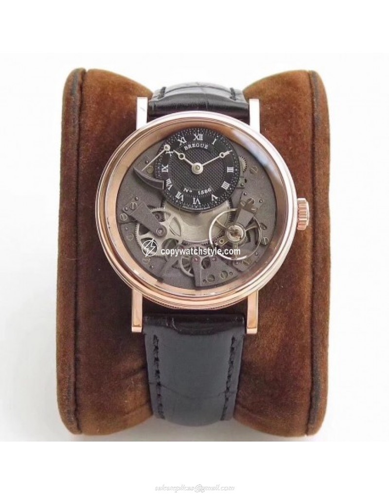 Breguet Tradition 7027 7027BR/R9/9V6 Noob Rose Gold Grey Skeleton Breguet Tradition 7027 7027BR/R9/9V6 Noob Rose Gold Grey Skeleton