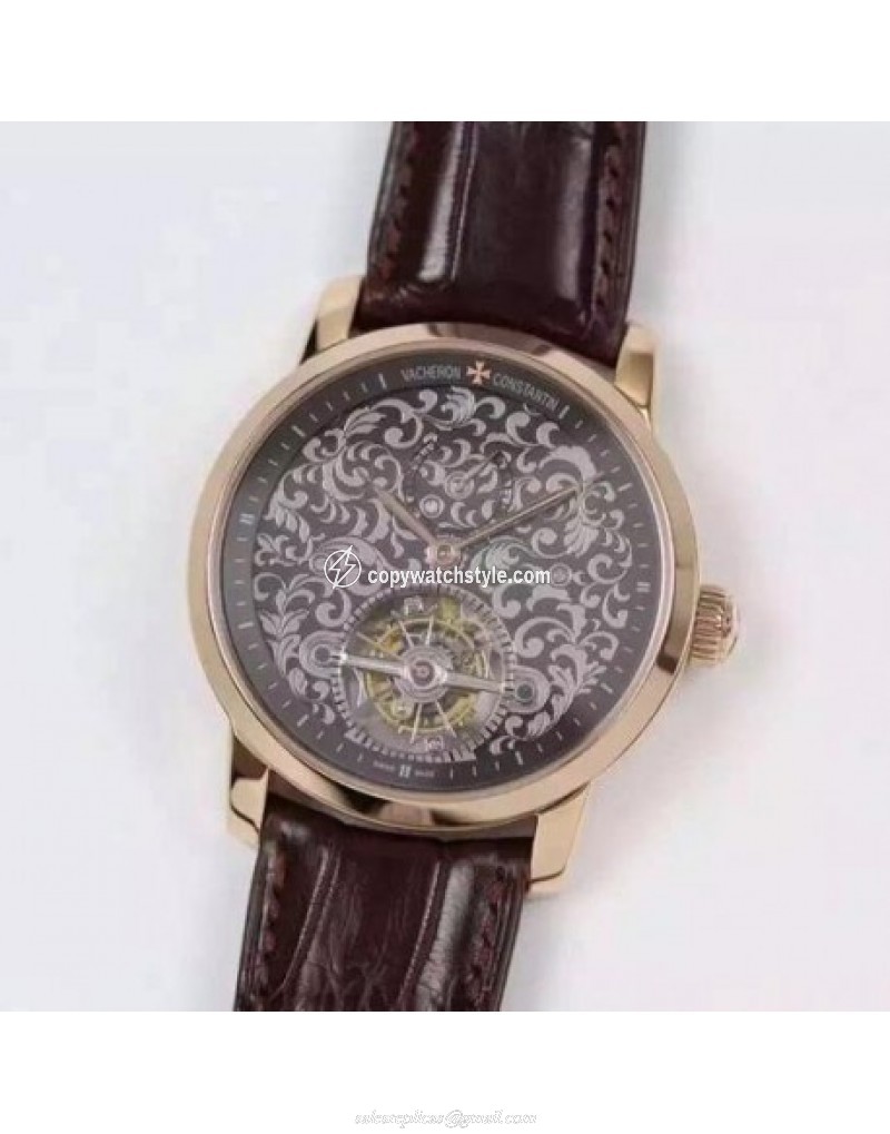 Vacheron Constantin Patrimony Tourbillon Rose Gold Black Vacheron Constantin Patrimony Tourbillon Rose Gold Black