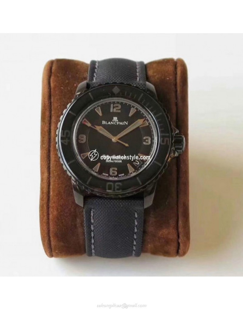 Blancpain Fifty Fathoms Dark Knight 5015-11C30-52A ZF PVD Black Blancpain Fifty Fathoms Dark Knight 5015-11C30-52A ZF PVD Black