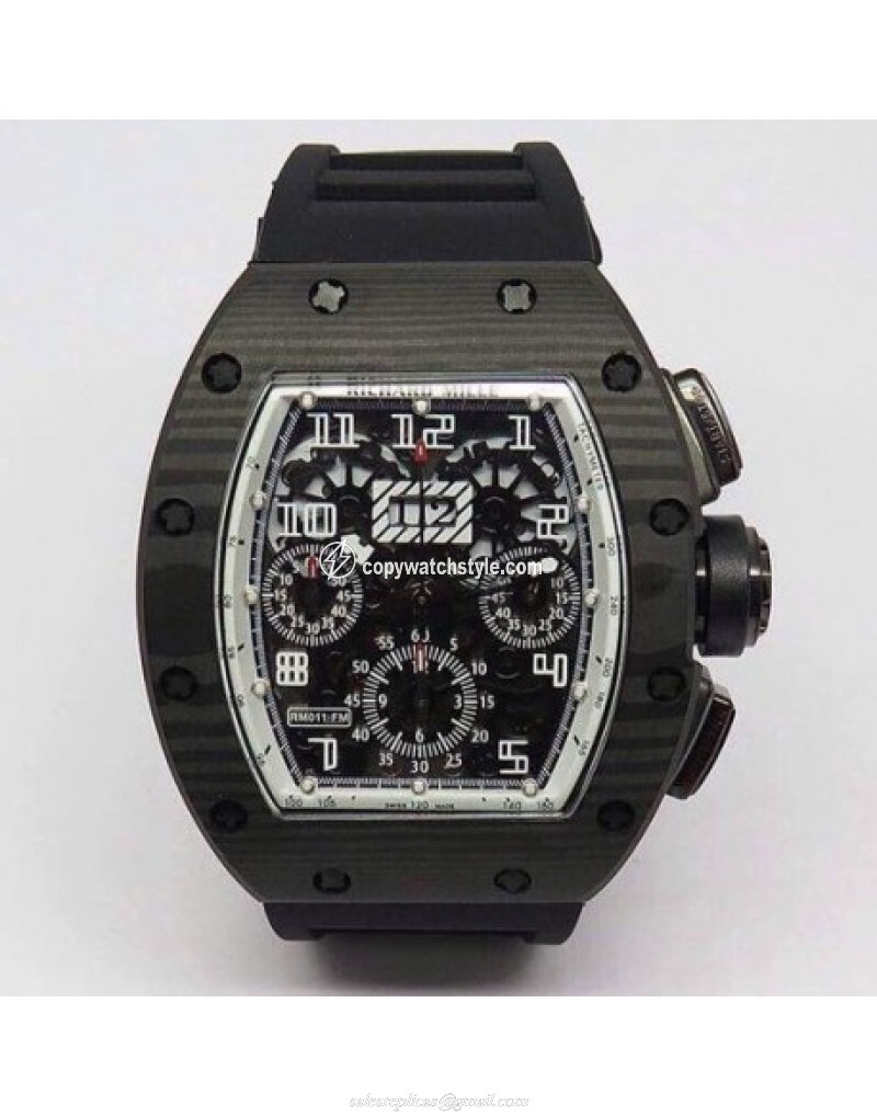 Richard Mille RM011-FM Felipe Massa Chronograph Forged Carbon White 