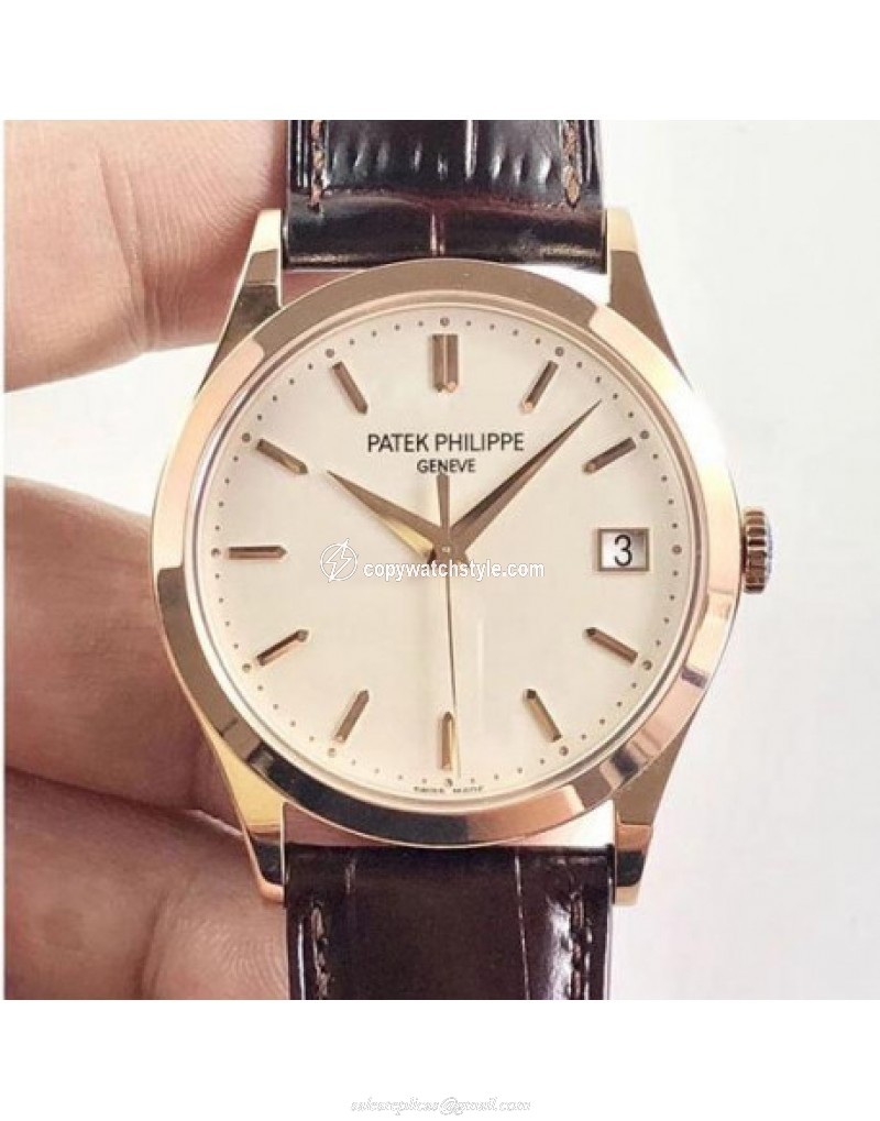 Patek Philippe Calatrava 5296R-010 ZF Rose Gold Beige Patek Philippe Calatrava 5296R-010 ZF Rose Gold Beige