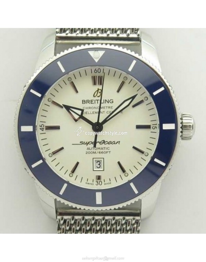Breitling Superocean Heritage II 46MM AB202012G828152A Noob Stainless Steel White Breitling Superocean Heritage II 46MM AB202012G828152A Noob Stainless Steel White
