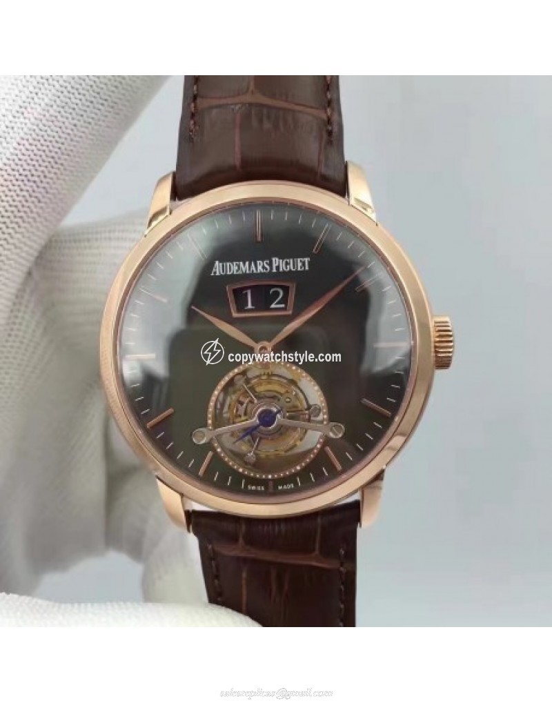 Audemars Piguet Jules Audemars Tourbillon Grande Date 26559 TF Rose Gold Black Audemars Piguet Jules Audemars Tourbillon Grande Date 26559 TF Rose Gold Black
