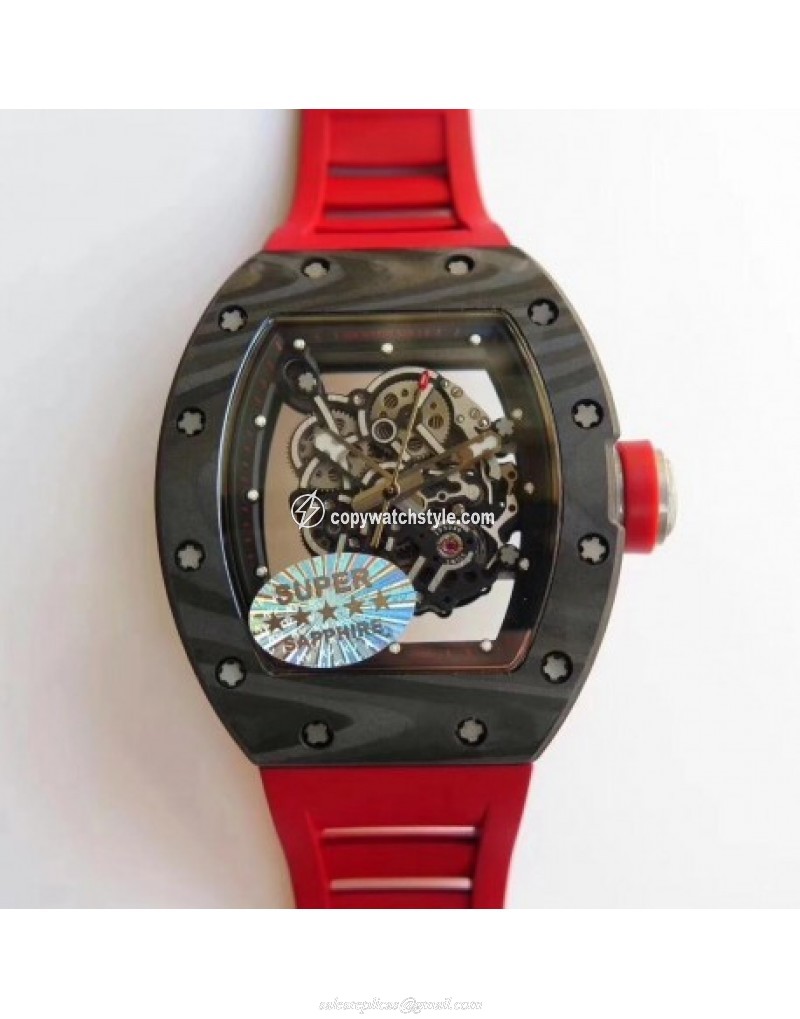 Richard Mille RM055 Bubba Watson KV Forged Carbon Black Skeleton Richard Mille RM055 Bubba Watson KV Forged Carbon Black Skeleton