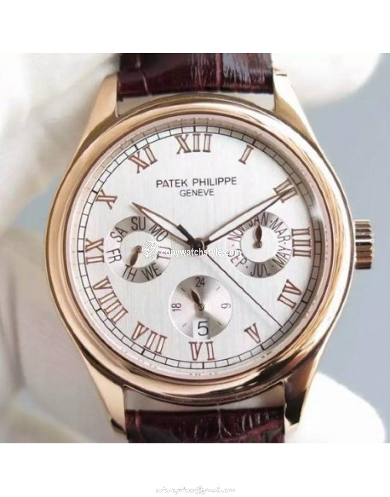 Patek Philippe Annual Calendar 5035R Rose Gold White Patek Philippe Annual Calendar 5035R Rose Gold White