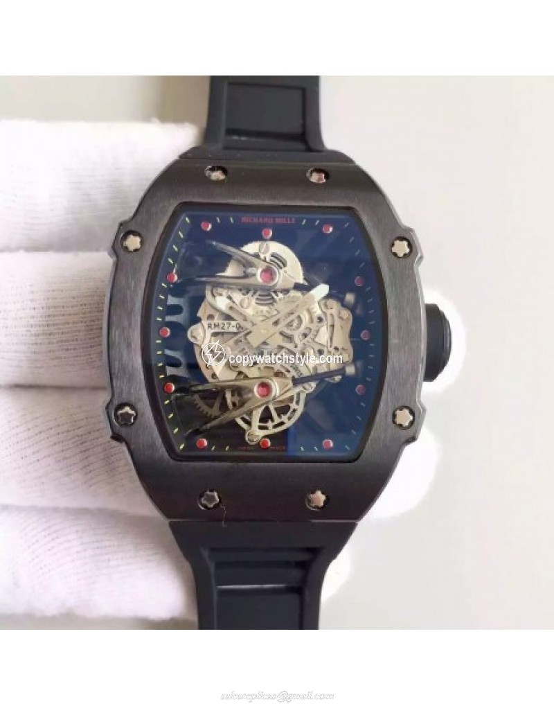 Richard Mille RM27-02 PVD Black & Skeleton Richard Mille RM27-02 PVD Black & Skeleton