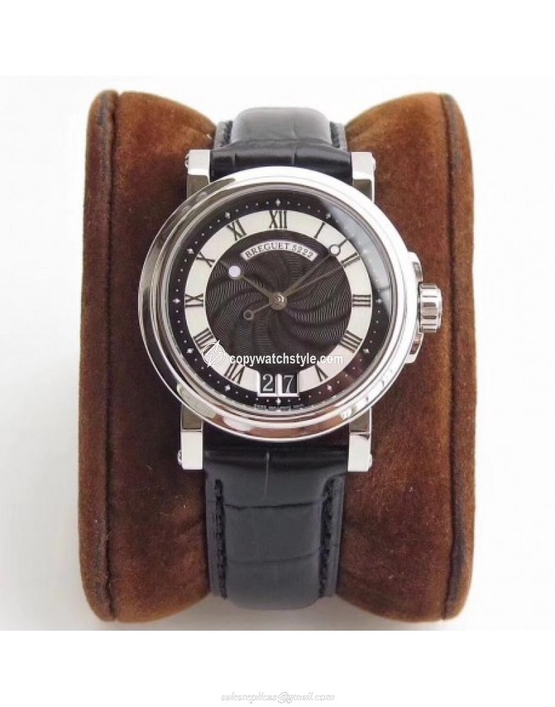 Breguet Marine Big Date 5817ST/92/5V8 ZF Stainless Steel Black Breguet Marine Big Date 5817ST/92/5V8 ZF Stainless Steel Black