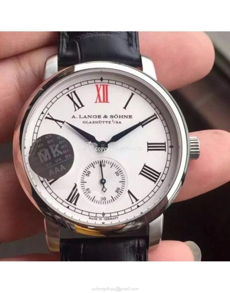A. Lange & Sohne Saxonia Stainless Steel White A. Lange & Sohne Saxonia Stainless Steel White