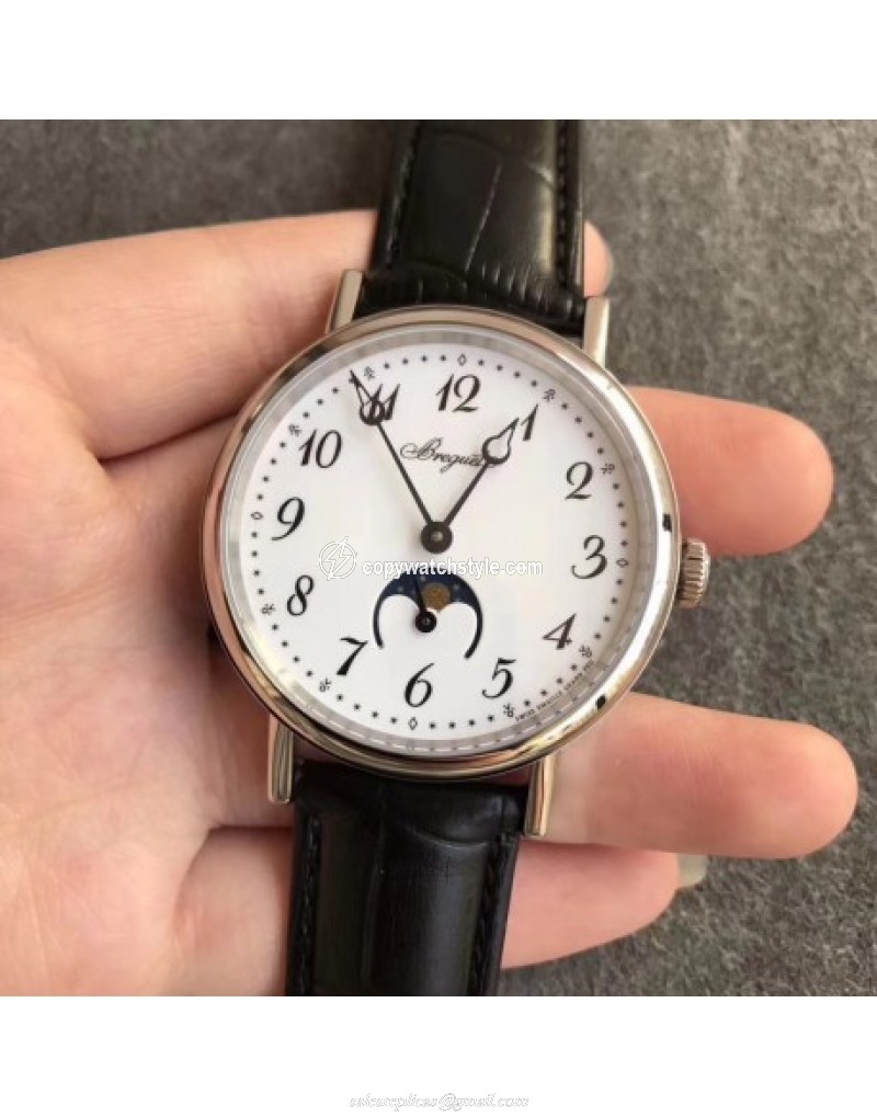 Breguet Classique Moonphase 9088BB/29/964/DD0D Noob Stainless Steel White 
