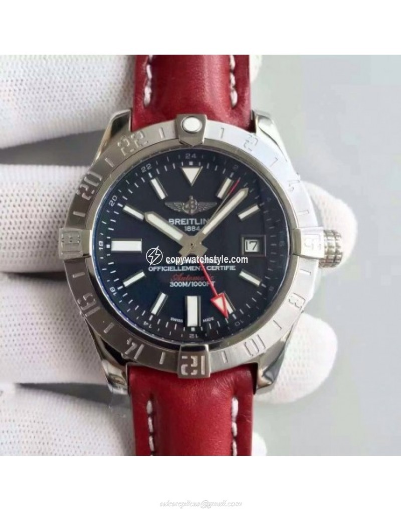Breitling Avenger II GMT A3239011/C872/105X/A20BA.1 Noob Stainless Steel Black Breitling Avenger II GMT A3239011/C872/105X/A20BA.1 Noob Stainless Steel Black
