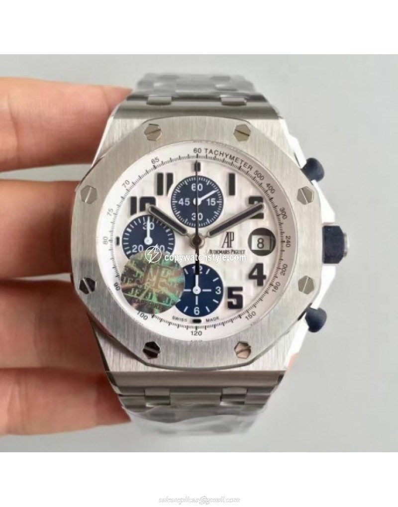 Audemars Piguet Royal Oak Offshore Navy 26170ST.OO.D305CR.01 JF V2 Stainless Steel White Audemars Piguet Royal Oak Offshore Navy 26170ST.OO.D305CR.01 JF V2 Stainless Steel White