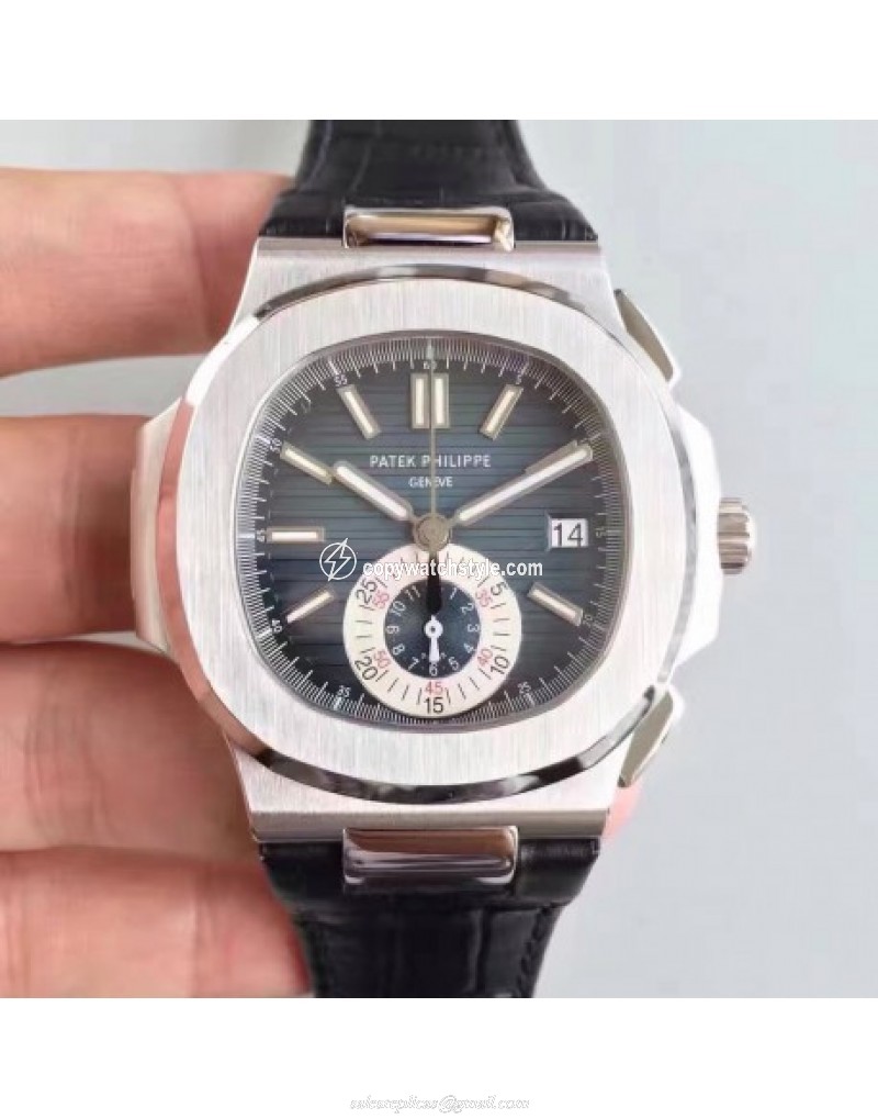 Patek Philippe Nautilus Chronograph 5980 JF Stainless Steel Blue Patek Philippe Nautilus Chronograph 5980 JF Stainless Steel Blue