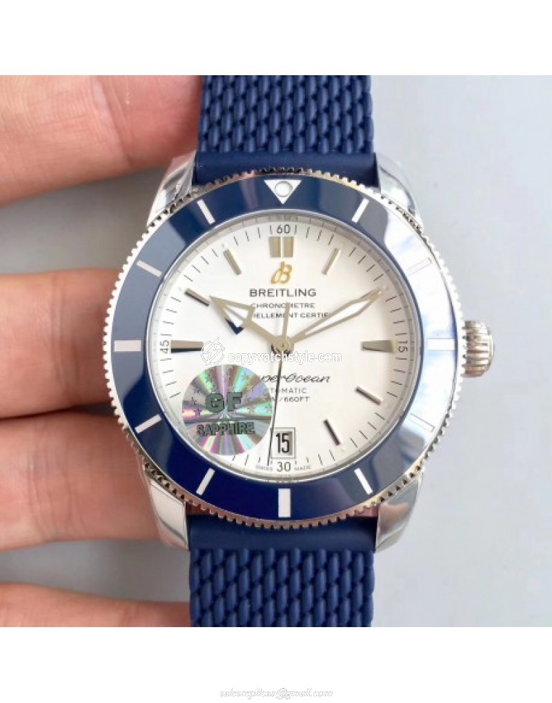 Breitling Superocean Heritage II 42M AB201012 GF Stainless Steel White Breitling Superocean Heritage II 42M AB201012 GF Stainless Steel White