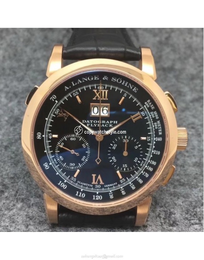 A. Lange & Sohne Datograph Flyback BM Rose Gold Black A. Lange & Sohne Datograph Flyback BM Rose Gold Black