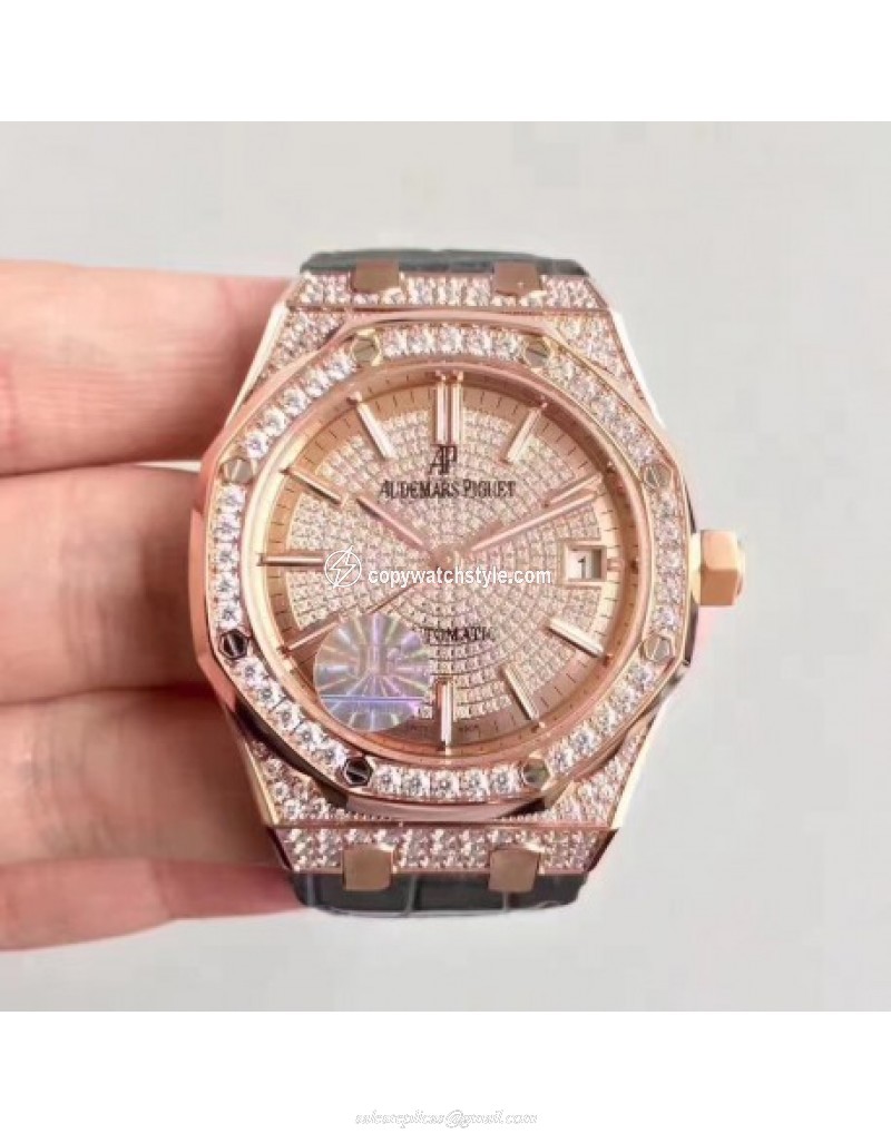 Audemars Piguet Royal Oak 15450 JF Rose Gold & Diamonds Diamond Audemars Piguet Royal Oak 15450 JF Rose Gold & Diamonds Diamond