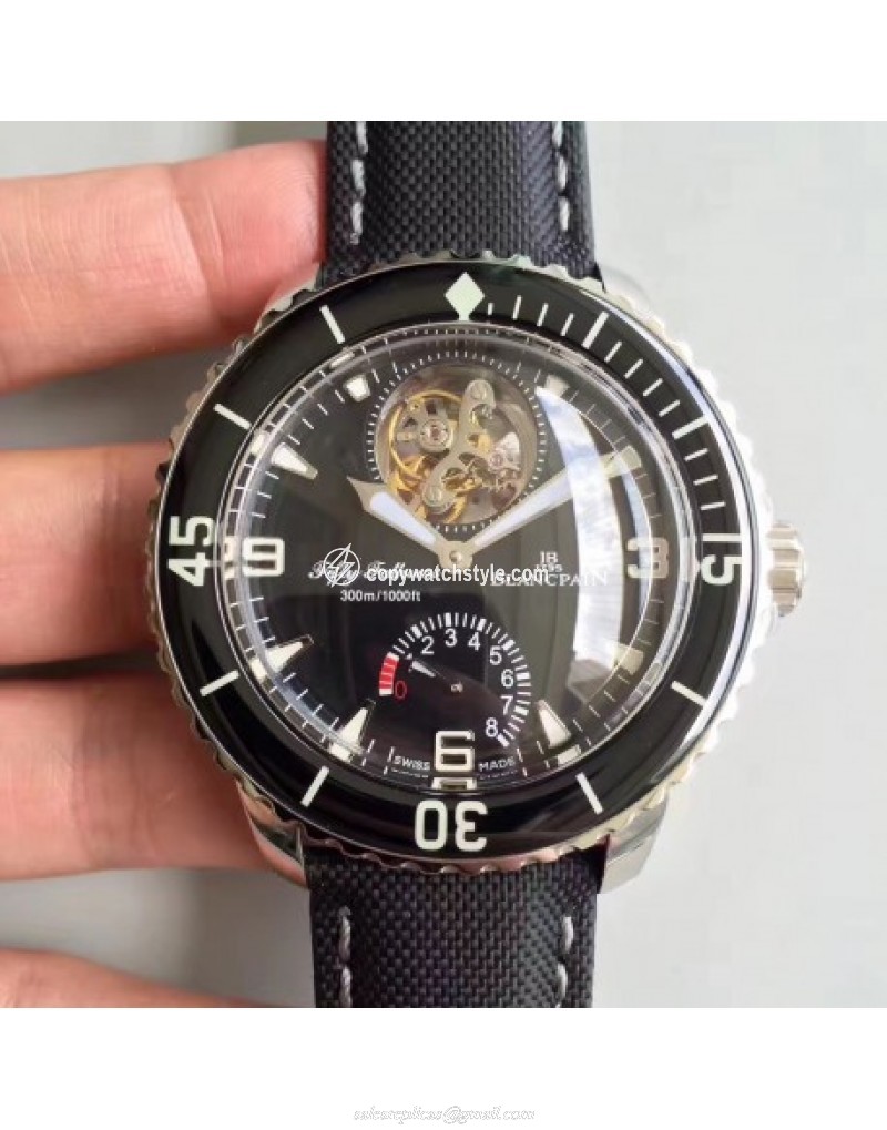 Blancpain Fifty Fathoms Tourbillon 5025-1530-52A ZF Stainless Steel Black Blancpain Fifty Fathoms Tourbillon 5025-1530-52A ZF Stainless Steel Black